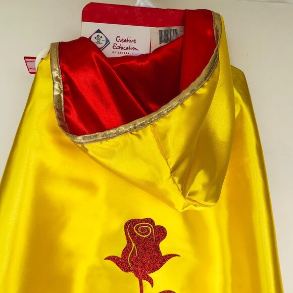 New w/Tag-Great Pretenders Reversible Snow White & Belle Cape (Size 5-6) - Picture 6 of 16